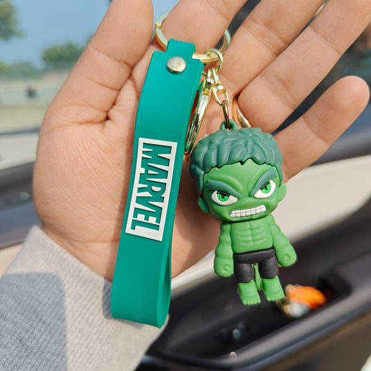 Angry Hulk Silicon Keychain