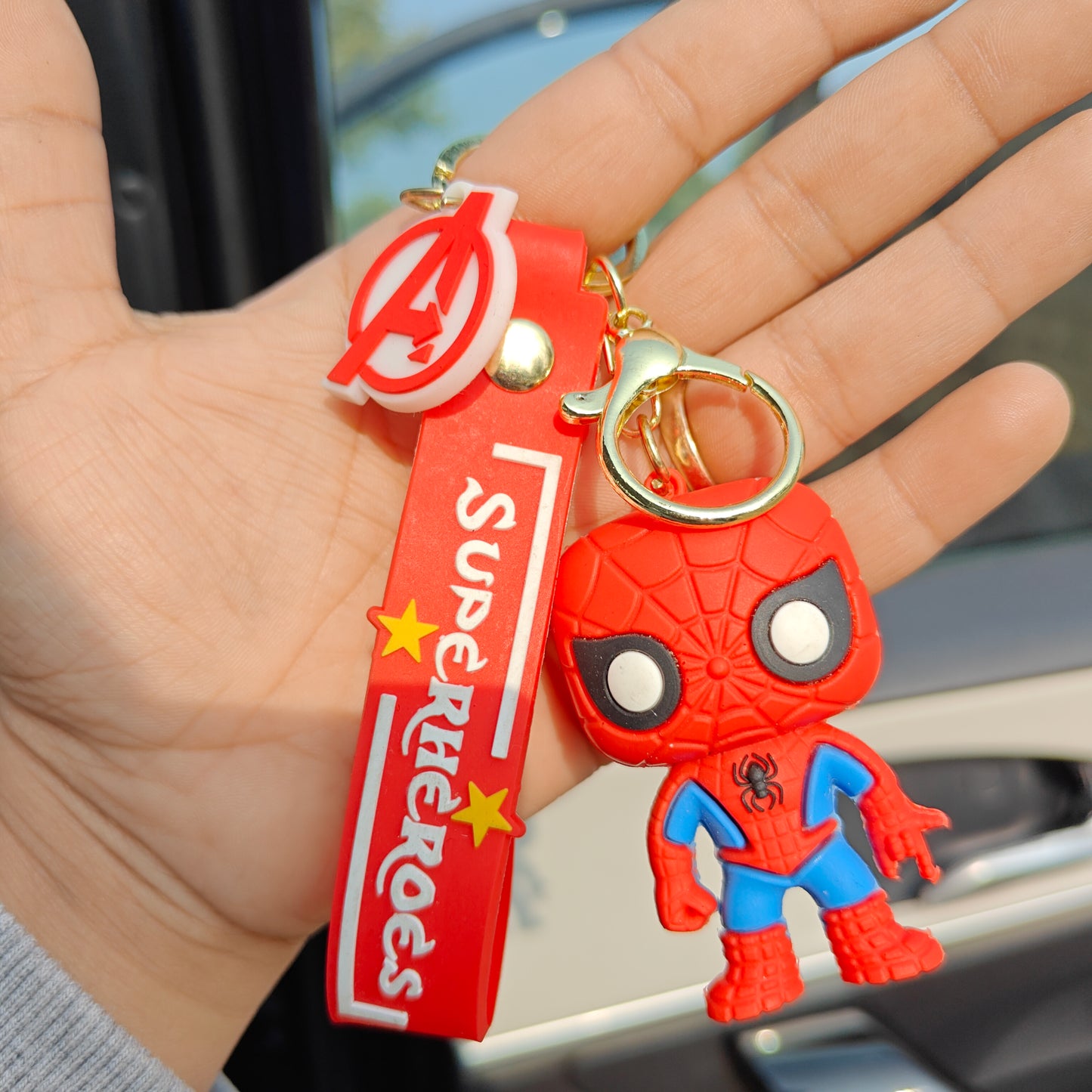 Heroic Stance - Spiderman  Keychain