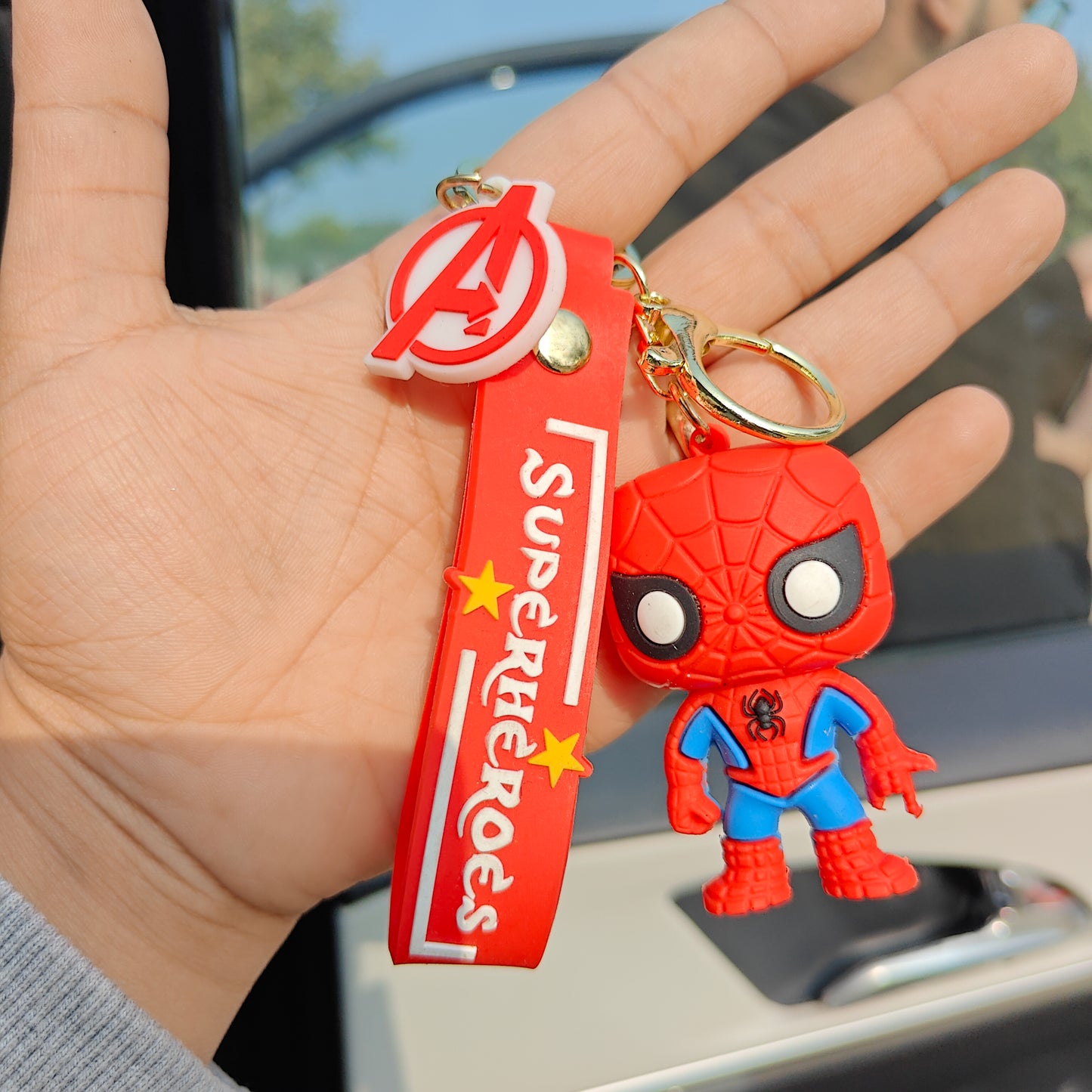 Heroic Stance - Spiderman  Keychain