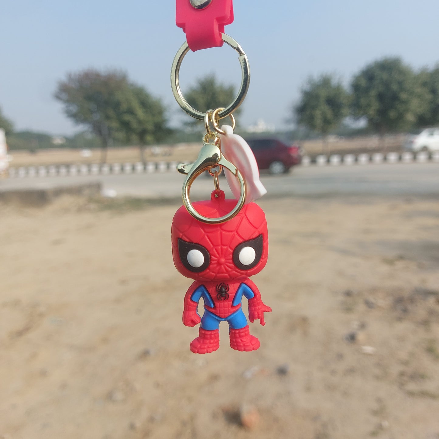 Heroic Stance - Spiderman  Keychain