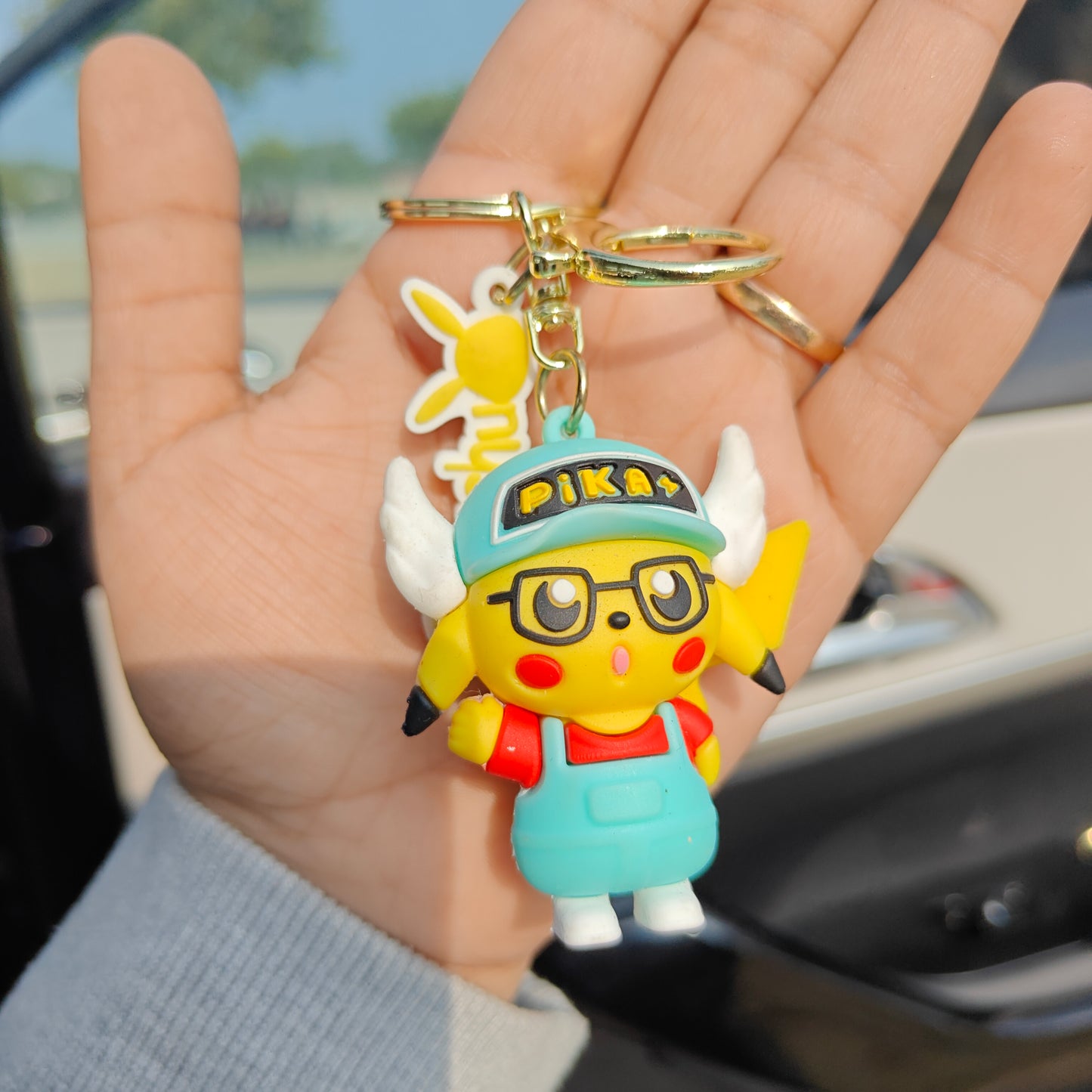 Rocking Pikachu keychain