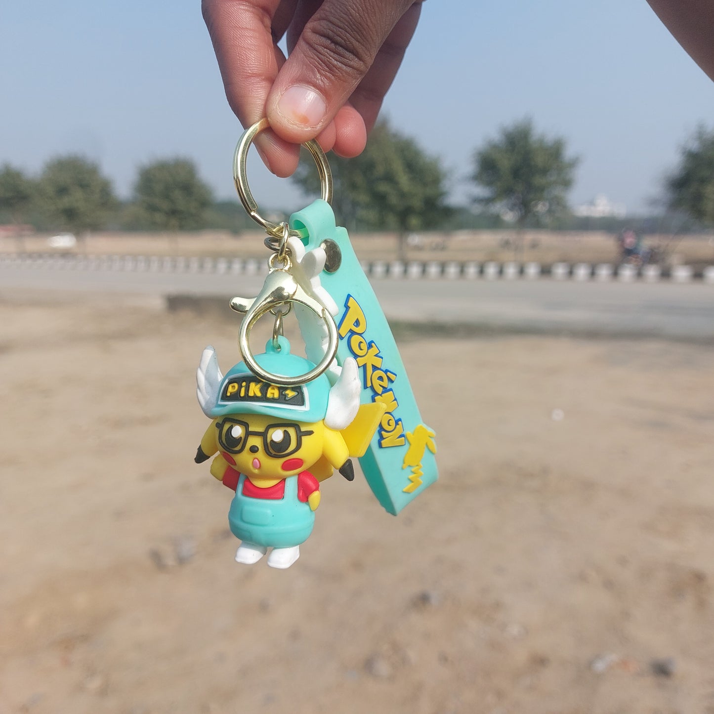 Rocking Pikachu keychain