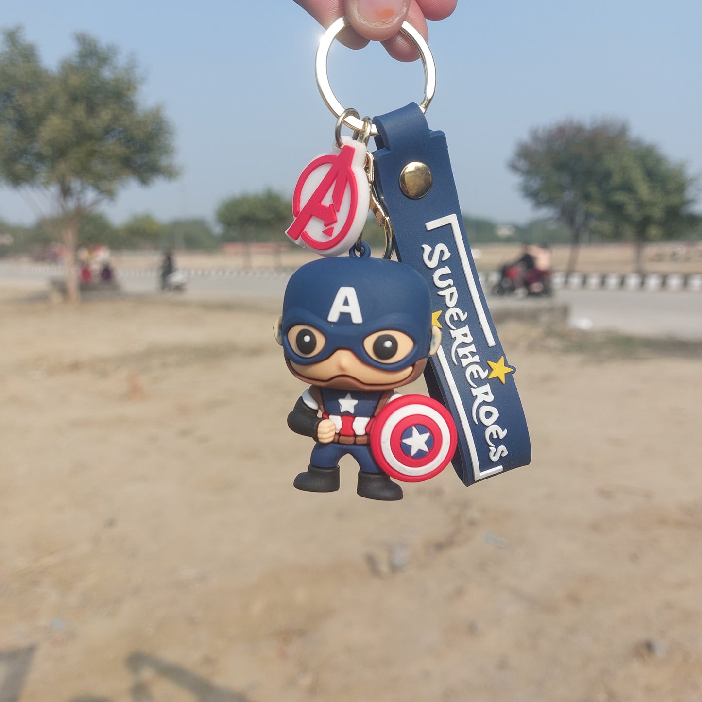 Marvel Legend Captain America Keychain