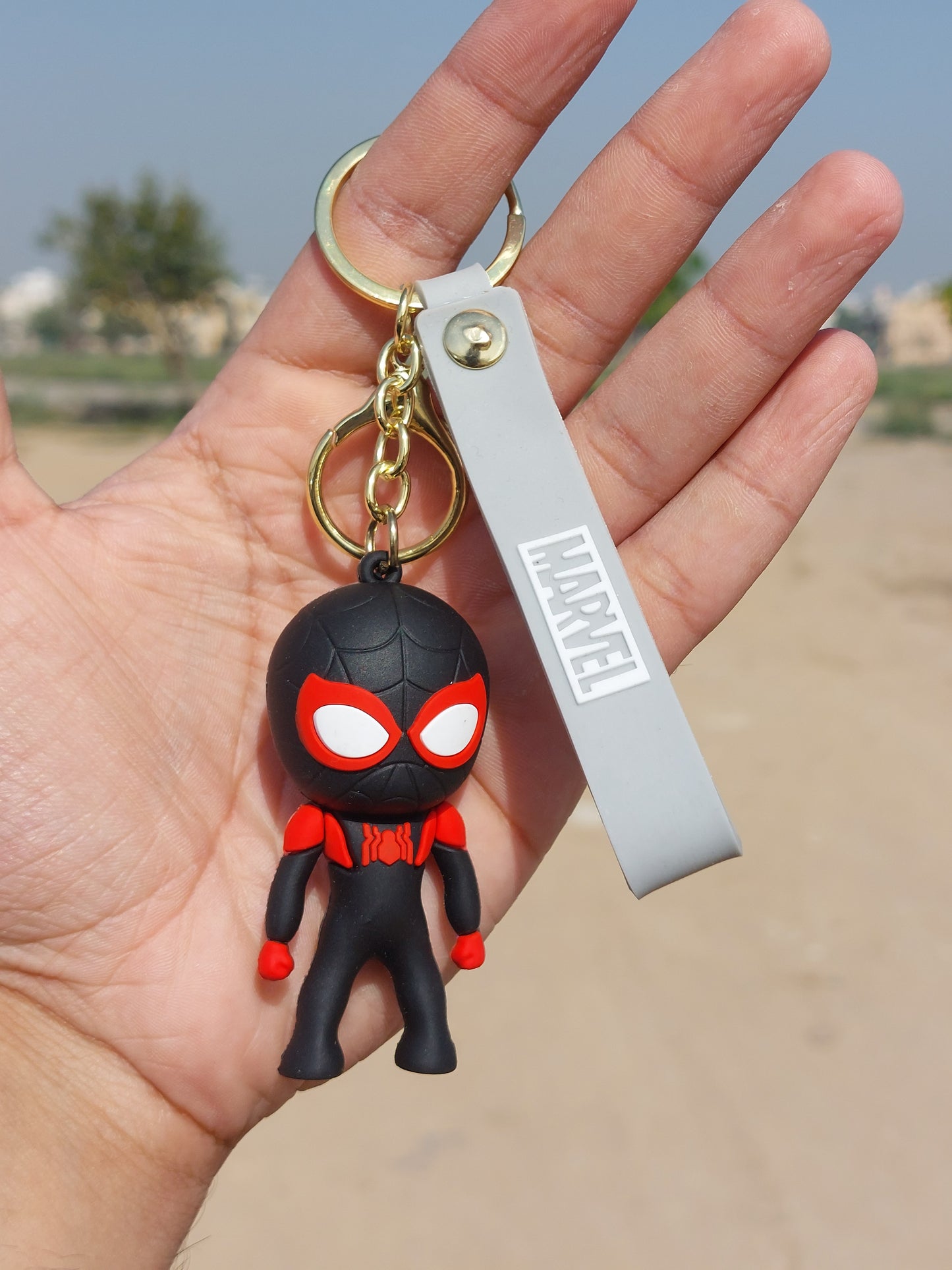 Shadow Spiderman keychain