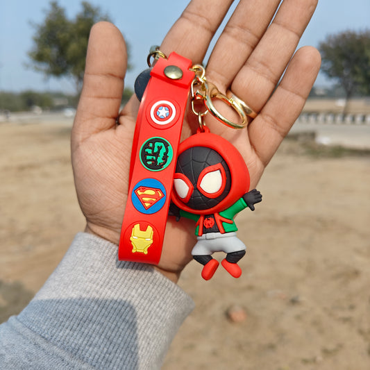 Spider-verse keychain