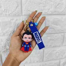 Superman Silicon Keychain