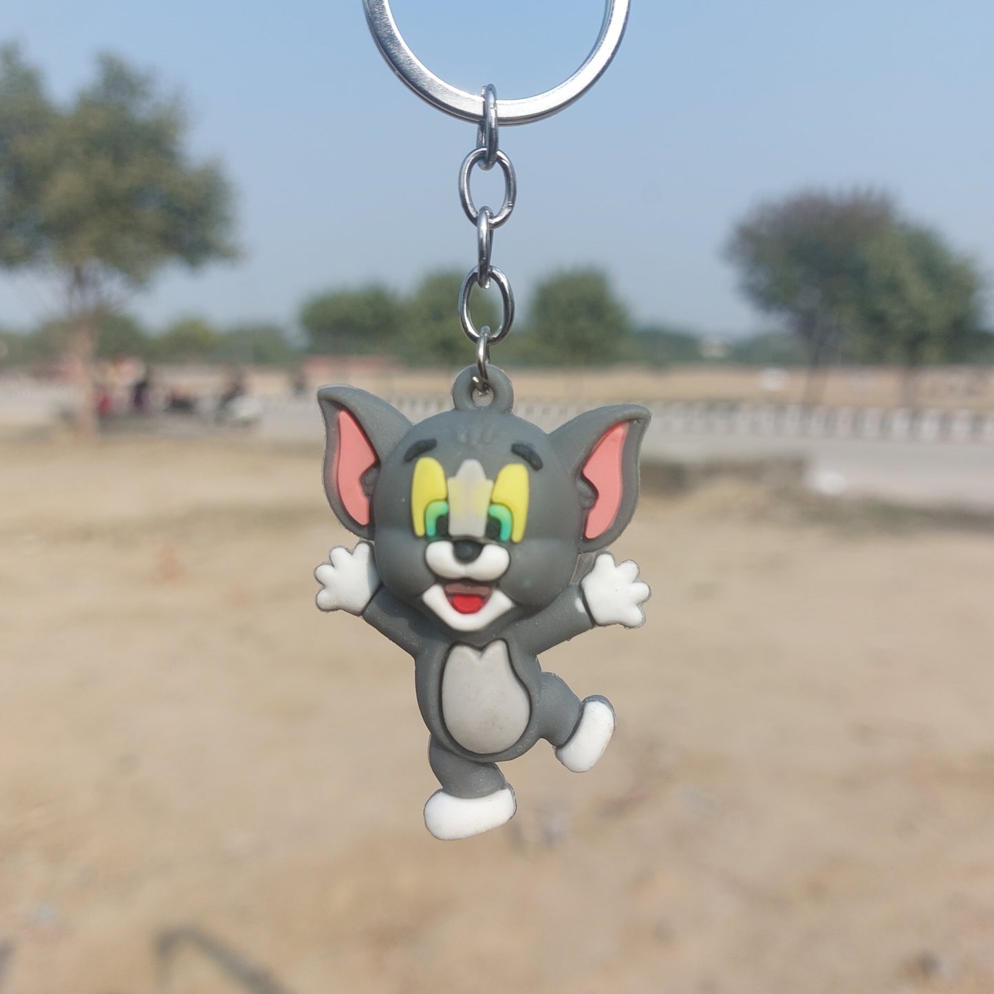 Tom's Purrfect Charm Keychain